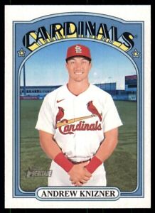 2021 Heritage High Number Base SP #711 Andrew Knizner - St. Louis Cardinals!