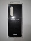 Samsung Galaxy Z Fold3 Leather Case for Samsung Galaxy Z Fold 3 5G - Black NEW