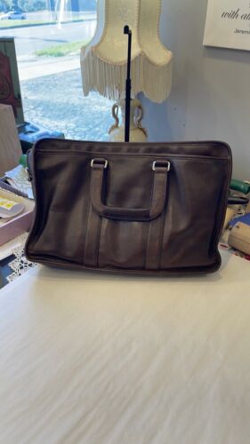 Coach Men’s Briefcase , VTG Coach, Brown Leather Bag. Travel Bag, Computer Bag.