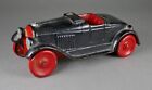 Antique 1930's Art Deco Cast Iron Hubley Convertible Roadster Toy Hot Rat Rod