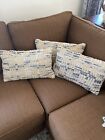 Magnolia Home Joanna Gaines Blue & Ivory Wool Loloi Lumbar Pillow COVER 21