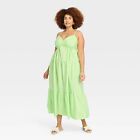 Women's Maxi Sundress - A New Day Green 1X