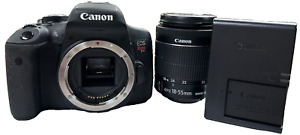 New ListingCanon EOS Rebel T6i Digital SLR with EF-S 18-55mm Lens Case and Charger
