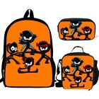 3pcs Backpack NINJA KIDZ Shoulder Bags School Bag Mochilas Backpack kids gift