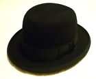 Vintage Men's Stetson Fedora Black Hat  Size 7-1/2