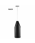 Milk and Cream Handheld Frother Black Lightweight Battery Use