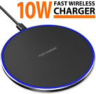 Wireless Fast Charger Charging Pad Dock for Samsung iPhone Android Cell Phone