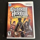 Guitar Hero 3 Legends Of Rock Nintendo Wii, 2006 W/Manual Some Scratches (JM)