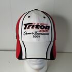 2007 Team TRITON Owners Tournament Hat Embroidered Baseball Cap Fishing Hickory