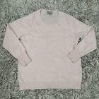 Pure Collection Sweater 100% Cashmere Pink Crew Neck Size 18 Women Long Sleeve