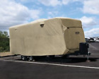 ADCO 74839 RV Travel Trailer Camper Cover Length From 15'-18' Polypropylene Tan