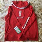 Fifa World Cup Qatar 2022 Canada Pullover Hoodie Youth Large New With Tags