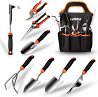 Garden Tool Set, 9 Piece Stainless Steel Heavy Duty Gardening Tool Set, with Non