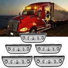 For Kenworth T680 T700 T880 Clear Amber LED Roof Clearance Marker Light Assembly
