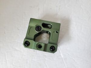 RIS red dot riser mount With Integrated Adjustable Iron Sights Green color