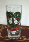 Vintage Indiana Glass 12 DAYS OF CHRISTMAS DRINKING GLASS ' 2 Turtle Doves'