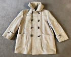 VTG Country Casuals Jaguar Men's Gray Wool Toggle Front Duffle Coat - Size XL