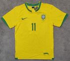 Brazil National Team Ronaldinho Retro Home Soccer Futbol Football Jersey Men XL