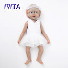 IVITA 18'' Full Silicone Reborn Baby Girl Fairy Doll Can Take Pacifier 2000g