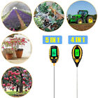 5 in 1 LCD Digital PH Soil Tester Plant Lawn Water Moisture Temperature Meter US