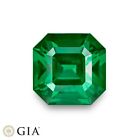 GIA & GRS Certified ZAMBIA Emerald 3.87 Ct. Natural NON-OILED Clean MUSEUM GRADE