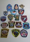 Mixed Lot Of 17 Obsolete Police Patches