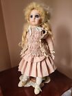 Vintage Reproduction Of Antique Unmarked Jumeau Doll By Lois Moore 1986