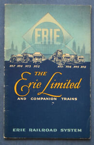 New ListingErie Railroad 1929 The New Erie Limited -New York-Chicago -24 Pages -EXC
