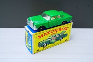 Matchbox Lesney No46 Merceds 300SE Green Bpw VNM to M Plus Original Box