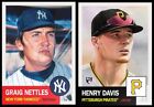 2024 Topps MLB® Living Set® # 723 & 724 GRAIG NETTLES - HENRY DAVIS