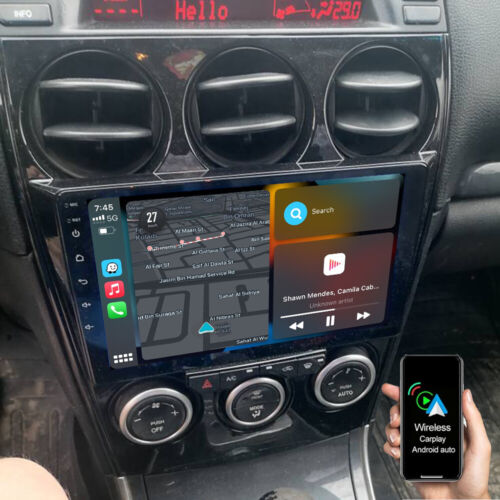 For Mazda 6 2004-2015 Android 13.0 Car Radio Stereo Player GPS Navi WiFi CarPlay (For: 2006 Mazda 6 i Sedan 4-Door 2.3L)
