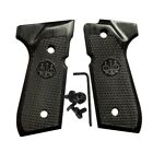 Beretta Grip 92/96 Series Full Size 92FS/92F Black Wood Grips W/Screws & Wrench