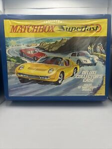 1970 Matchbox Superfast Deluxe Collectors Case Holds 72 Cars B2/ 48 Cars In Box!