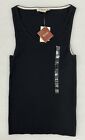 Vintage Michael Kors Tank Top Black Sleeveless Shirt Ribbed FALL 2004 Medium NWT