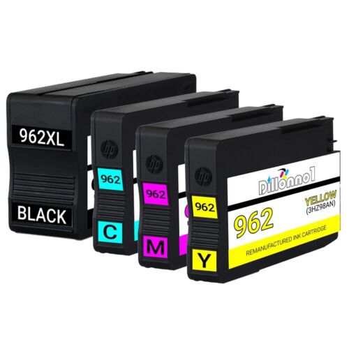 4PK 962 XL Ink Cartridges for HP Officejet Pro 9010 9015 9018 9020 9025 AIO
