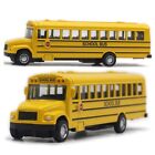 1/64 School Bus Toy Diecast Model Car Kids Boys Christmas Gift Pull Back Yellow