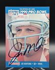 1990 Pro Bowl #408 Joe Montana Autographed Football Card Pro Set 49ers