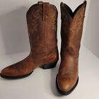 Dingo Brand Men's Brown Leather  Western Cowboy Boots D105982 Size 12D