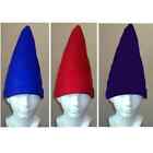 One Gnome Hat Your choice of red or blue - Halloween Costume Dress up Garden New