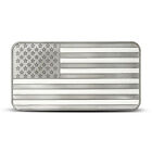 10 oz SilverTowne American Flag Silver Bar (New)