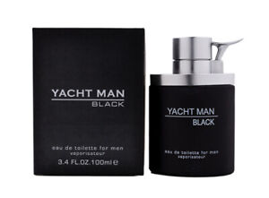 Yacht Man Black by Myrurgia 3.4 oz EDT Cologne for Men New In Box