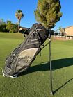 Callaway Warbird Carry Cart Golf Bag - 7 Way 6 Zippers - XTT Black/Gray NICE !