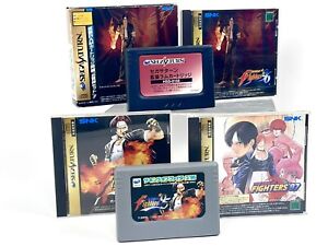 Sega Saturn King of Fighters 95 96 97 RAM Cartridge Lot 3 SS NTSC-J Game Japan