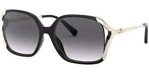 Coach Women's Black/Gold-Tone Oversized Square Sunglasses - HC8280U 50028G 57