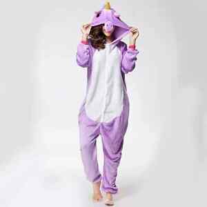 Kigurumi Purple Unicorn Pajamas 165cm-175cm Tall
