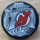 NEW JERSEY DEVILS 2003 EASTERN CONFERENCE CHAMPIONS NHL Hockey Puck NJ