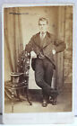 New ListingDandy  looking Victorian Gentleman with Top Hat  1 x CDV Card 1860-1890's
