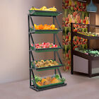 Retail Display Rack, Market Shelf, 5 Tiers Fruit Vegetable Snack Basket USA