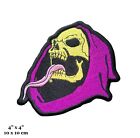Skeletor Skull Face Masters of the Universe Embroidered Iron On Patch