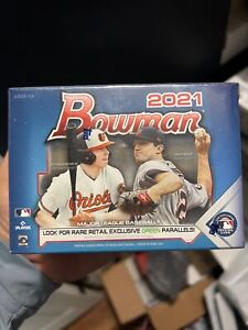2021 Bowman Topps MLB Baseball Blaster Box Brand New Factory Sealed 72 card box